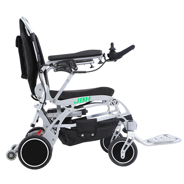 JBH Élégant fauteuil roulant en alliage en aluminium électrique D20