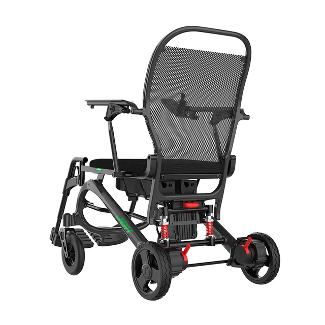 JBH Fauteuil roulant pliant réglable en fibre de carbone DC10S