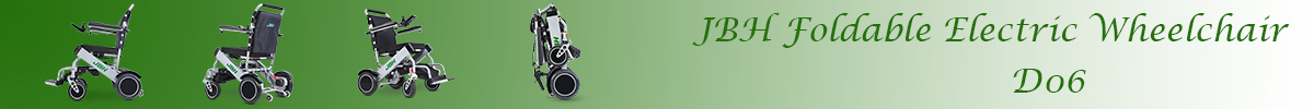 Fauteuil roulant &eacute;lectrique pliable D06