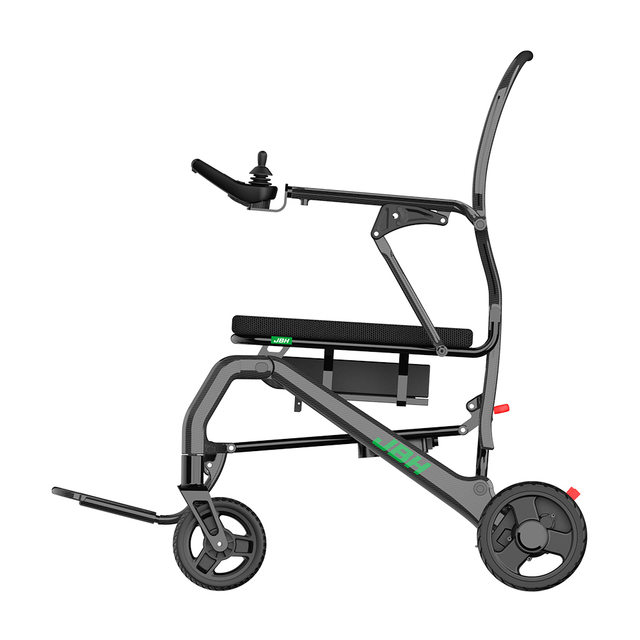 JBH Fauteuil roulant léger et réglable en fibre de carbone DC07L