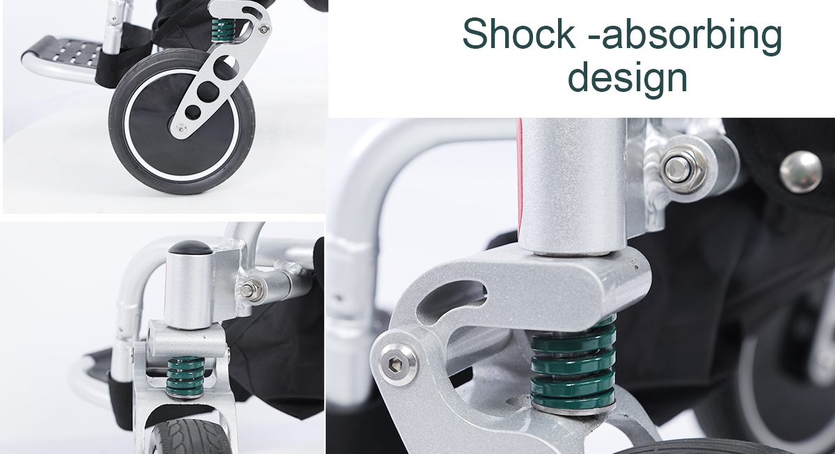 fauteuil roulant &eacute;lectrique amortisseur D05