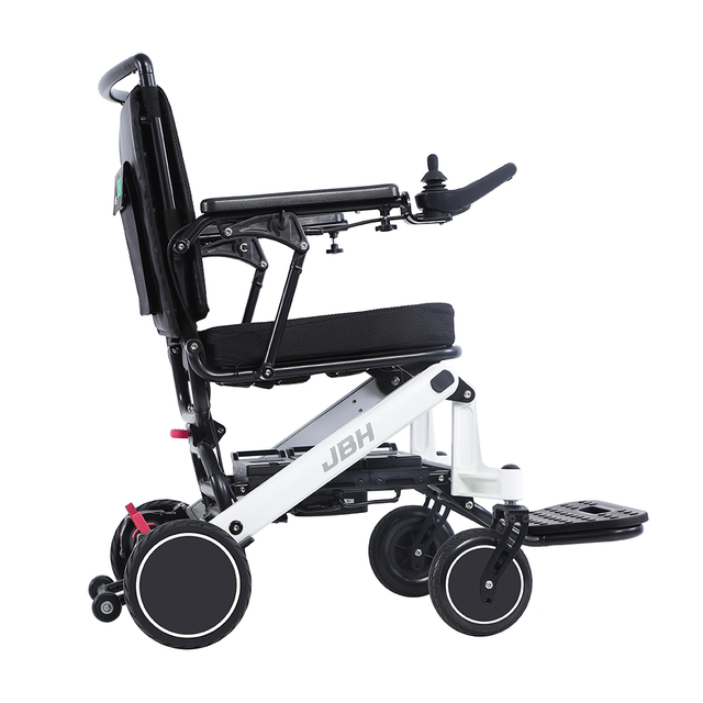 JBH Fauteuil roulant électrique pliable léger de taille compacte D23