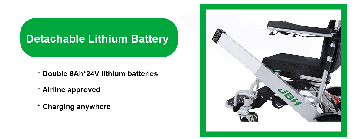 JBH Fauteuil roulant &eacute;lectrique D06