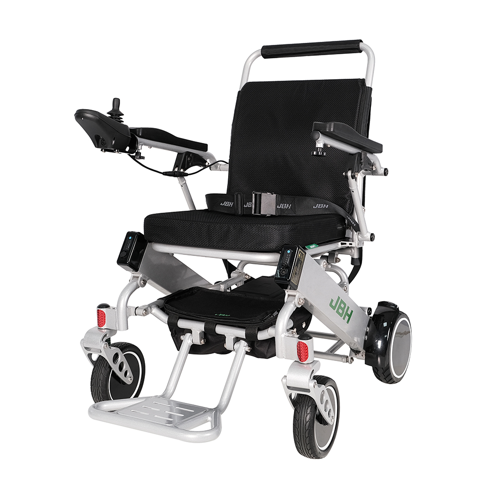 JBH fauteuil roulant électrique portable en argent D03
