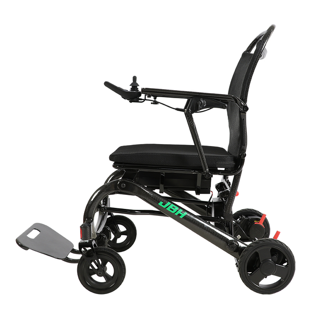 JBH Fauteuil roulant électrique ultra-léger en fibre de carbone DC10L