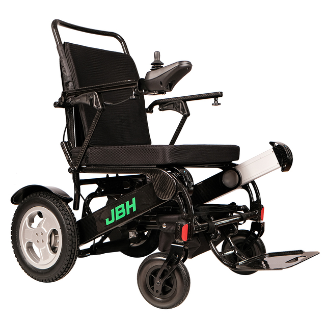 JBH Fauteuil roulant électrique de voyage en fibre de carbone DC03