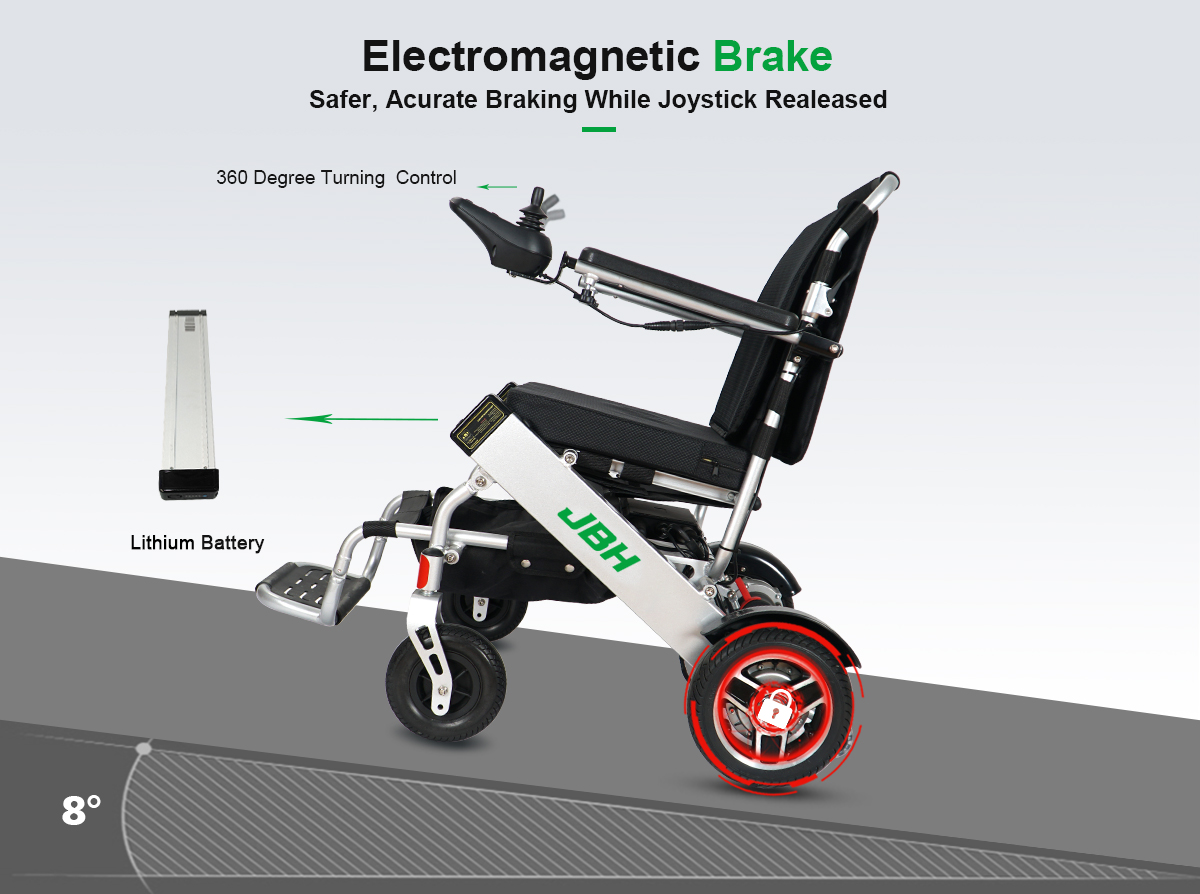 D&eacute;tails de fauteuil roulant D06 