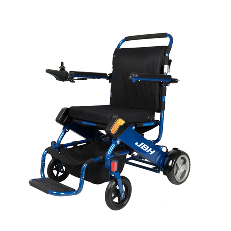 JBH Blue en fauteuil roulant électrique léger à la mode D05