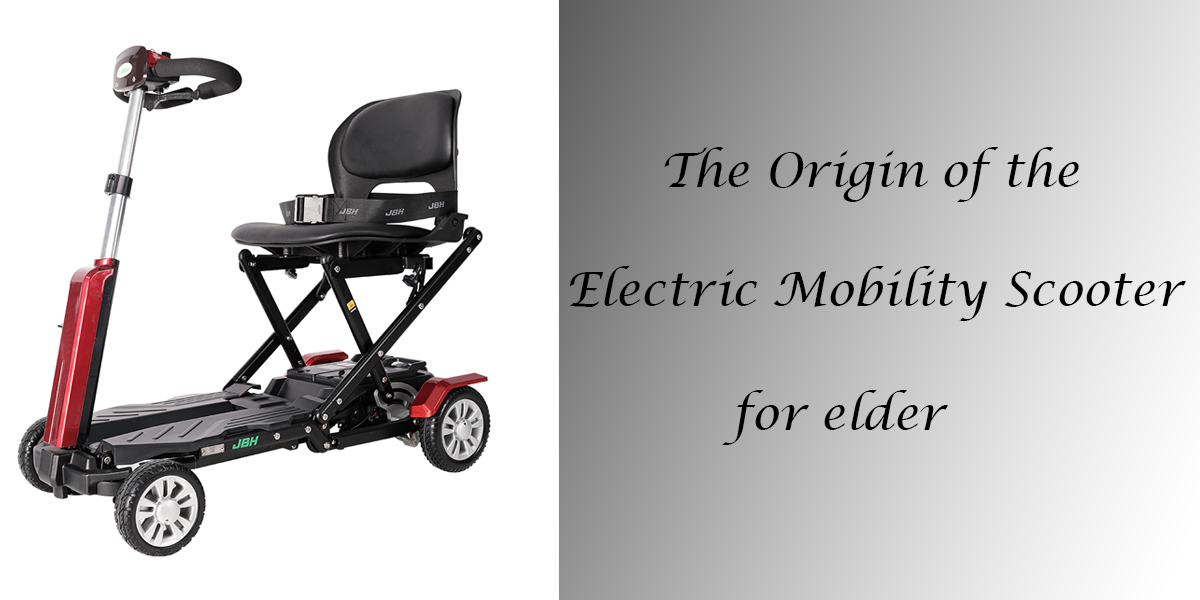 L'origine du scooter de la mobilité électrique pour aîné