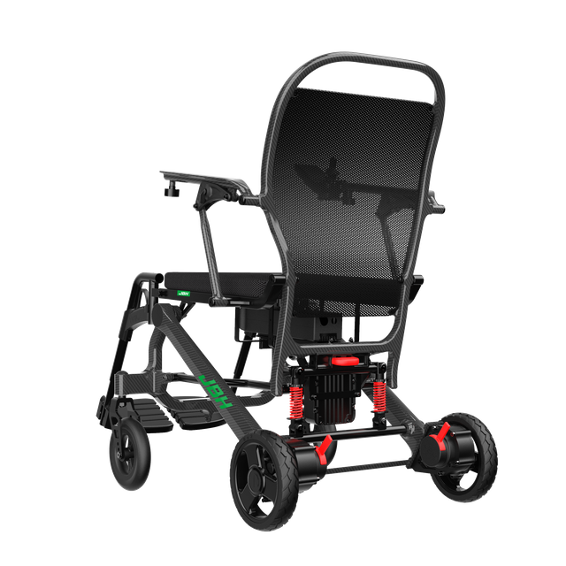 JBH Fauteuil roulant de voyage portable en fibre de carbone DC08S