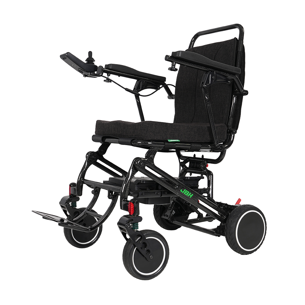 JBH Fauteuil roulant pliant automatique en fibre de carbone DC05