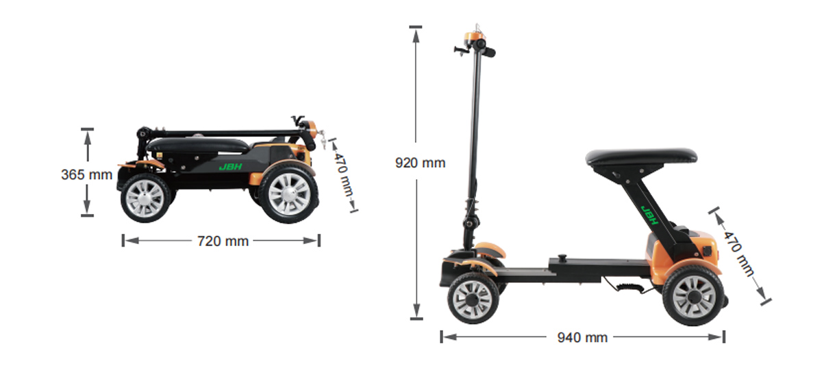 D&eacute;tails de scooter FDB05 Mobilit&eacute; 