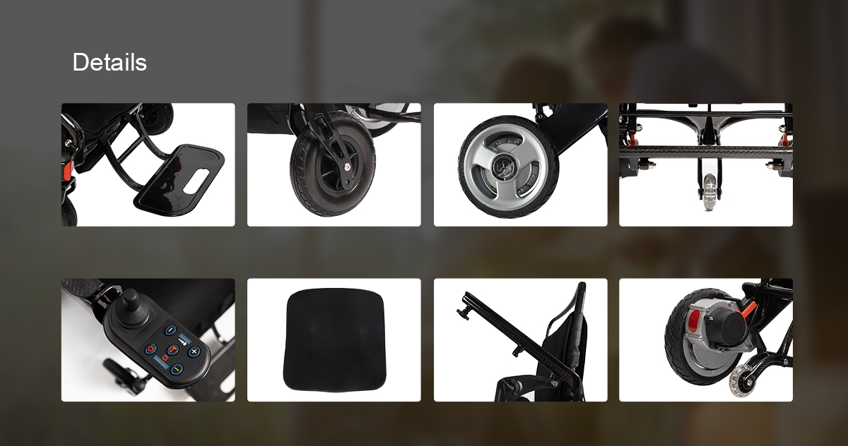 D&eacute;tails &eacute;lectriques en fauteuil roulant