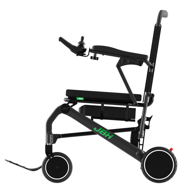 JBH Fauteuil roulant pliable électrique Carbon Lite DC08A