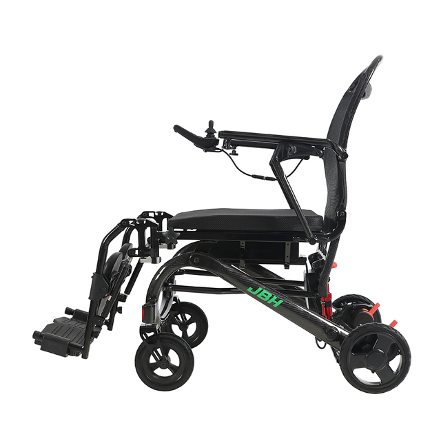 JBH Fauteuil roulant pliant réglable en fibre de carbone DC10S