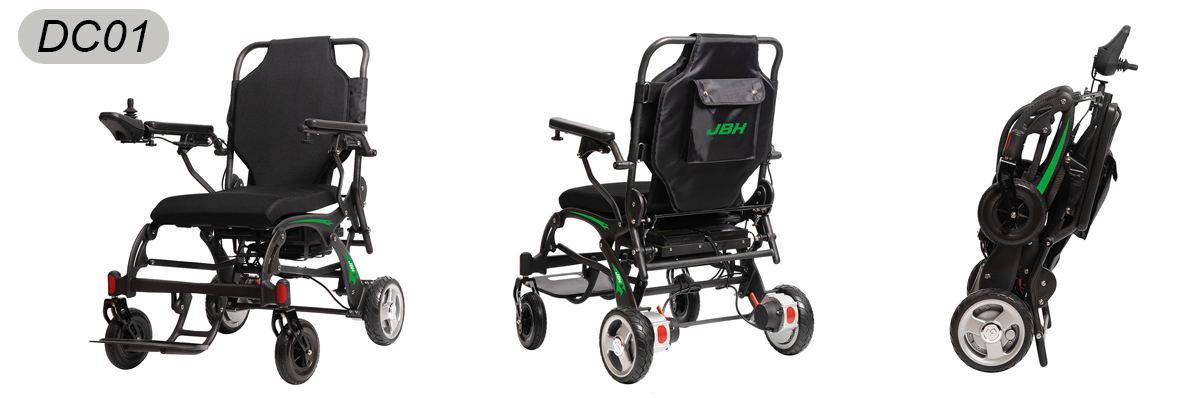JBH Fibre de carbone fauteuil roulant DC01