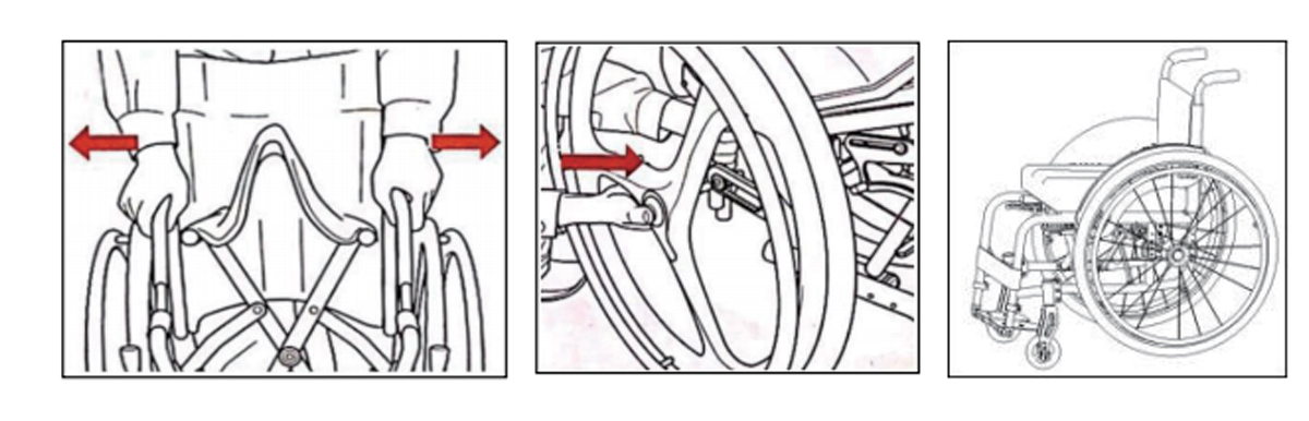 Fauteuil roulant manuel S002
