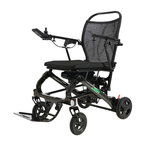 JBH Fauteuil roulant en fibre de carbone alimenté par batterie DC09L