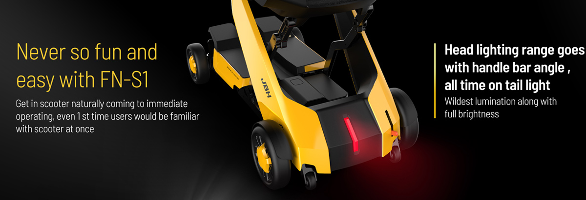 Scooter de mobilit&eacute; avec lumi&egrave;res