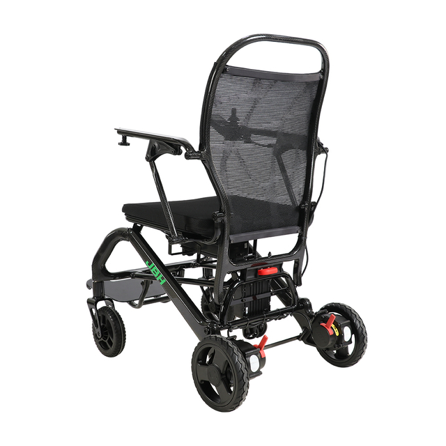 JBH Fauteuil roulant léger et réglable en fibre de carbone DC07L