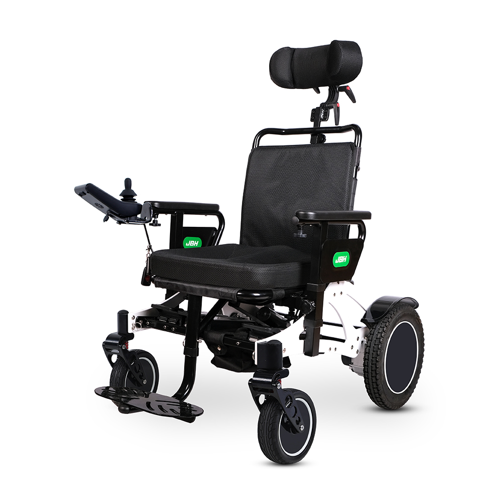 JBH Fauteuil roulant &eacute;lectrique pliable d