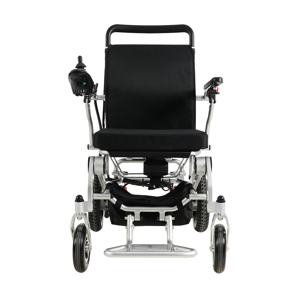 Fauteuil roulant pliable &agrave; assistance &eacute;lectrique