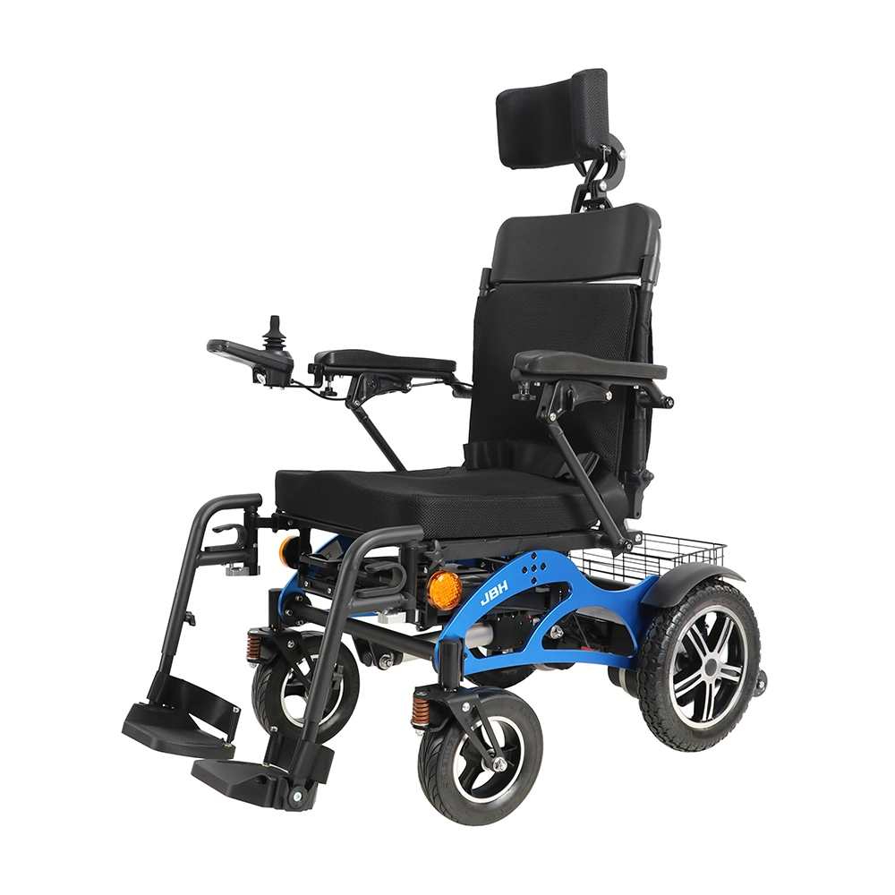 JBH Fauteuil roulant l&eacute;ger inclinable &agrave; si&egrave;ge entier D08 - JBH